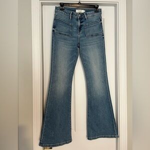 Hidden Light Wash Flare Jeans